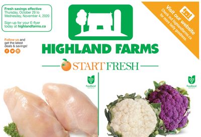 Highland Farms Flyer October 29 to November 4