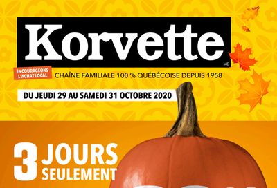 Korvette Flyer October 29 to 31