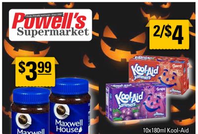Powell's Supermarket Flyer October 29 to November 4