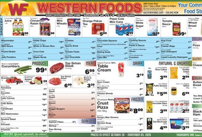 Western Foods Flyer October 28 to November 3