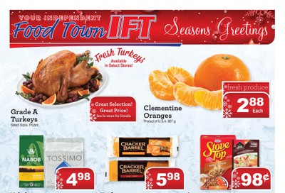 IFT Independent Food Town Flyer December 20 to January 2
