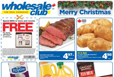 Real Canadian Wholesale Club Flyer December 20 to 24