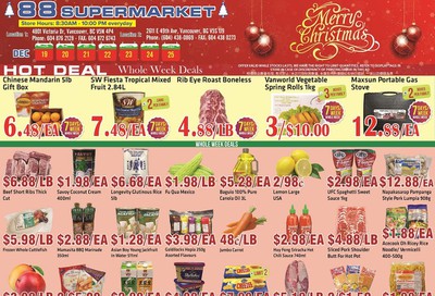 88 Supermarket Flyer December 19 to 25