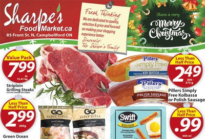 Sharpe's Food Market Flyer December 19 to January 1
