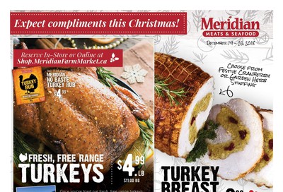 Meridian Meats and Seafood Flyer December 19 to 25