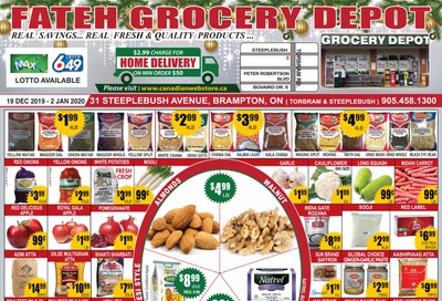 Fateh Grocery Depot Flyer December 19 to January 2