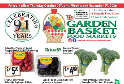 The Garden Basket Flyer October 29 to November 4