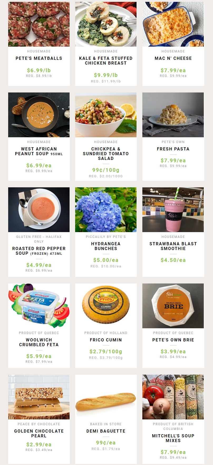 Pete's Fine Foods Flyer October 29 to November 4