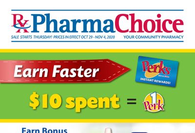 PharmaChoice (BC, AB, SK & MB) Flyer October 29 to November 4