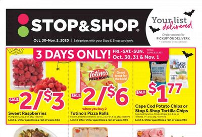 Stop & Shop (RI) Weekly Ad Flyer October 30 to November 5