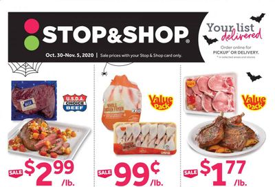 Stop & Shop (NJ) Weekly Ad Flyer October 30 to November 5