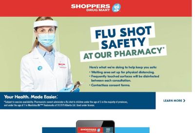 Shoppers Drug Mart (Atlantic) Flyer October 31 to November 6
