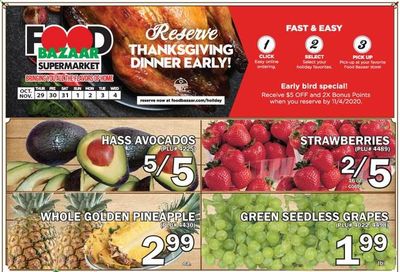 Food Bazaar (CT, NJ, NY) Weekly Ad Flyer October 29 to November 4