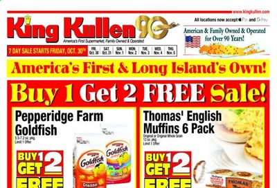 King Kullen Weekly Ad Flyer October 30 to November 5