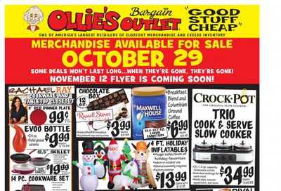 Ollie's Bargain Outlet Weekly Ad Flyer October 29 to November 4