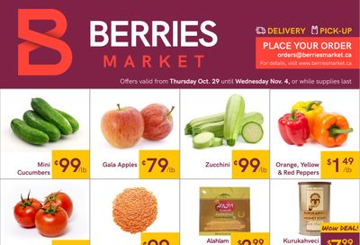 Berries Market Flyer October 29 to November 4