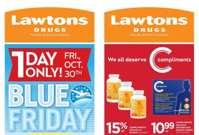 Lawtons Drugs Flyer October 30 to November 5