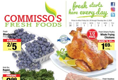 Commisso's Fresh Foods Flyer October 30 to November 5
