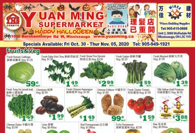 Yuan Ming Supermarket Flyer October 30 to November 5