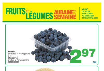 Wholesale Club (QC) Produce Deal of the Week Flyer October 29 to November 4