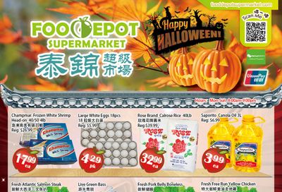 Food Depot Supermarket Flyer October 30 to November 5