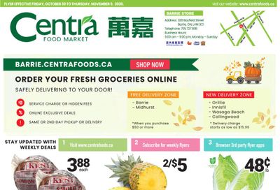 Centra Foods (Barrie) Flyer October 30 to November 5