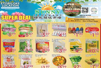 Sunny Foodmart (Etobicoke) Flyer October 30 to November 5