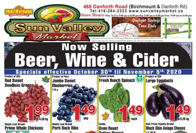 Sun Valley Market Flyer October 30 to November 5