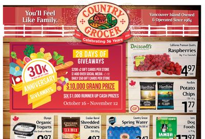 Country Grocer Flyer October 30 to November 5