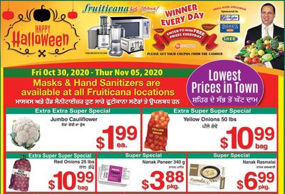 Fruiticana (Edmonton) Flyer October 30 to November 5