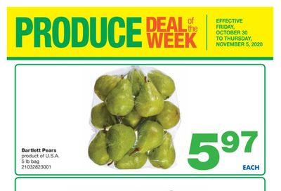 Wholesale Club (West) Produce Deal of the Week Flyer October 30 to November 5