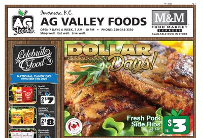 AG Foods Flyer October 30 to November 5