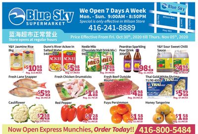 Blue Sky Supermarket (North York) Flyer October 30 to November 5