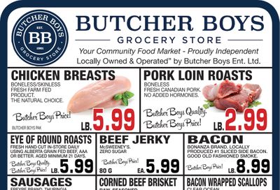 Butcher Boys Grocery Store Flyer October 30 to November 5