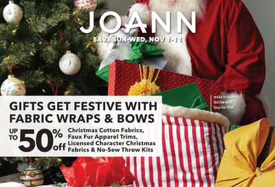 JOANN Weekly Ad Flyer November 1 to November 11