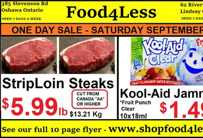 Food 4 Less Flyer September 13 to 19