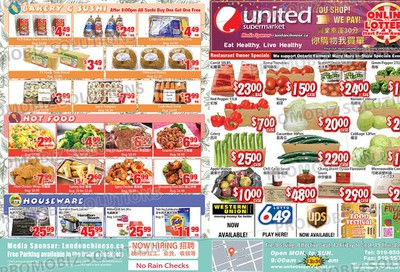 United Supermarket Flyer September 13 to 19