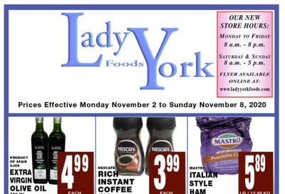 Lady York Foods Flyer November 2 to 8