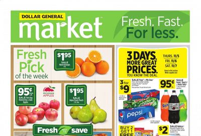 Dollar General (MS) Weekly Ad Flyer November 1 to November 7