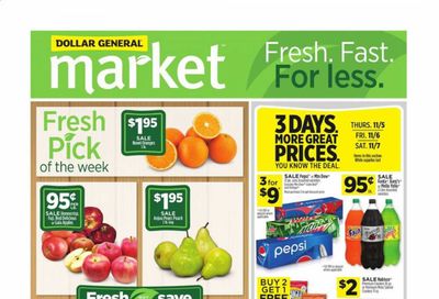 Dollar General (CA) Weekly Ad Flyer November 1 to November 7