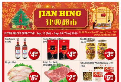 Jian Hing Supermarket (North York) Flyer September 13 to 19
