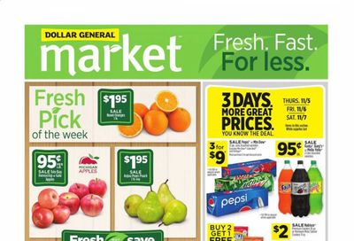 Dollar General (OH) Weekly Ad Flyer November 1 to November 7