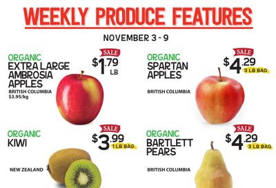 Pomme Natural Market Flyer November 3 to 9