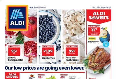 ALDI (CT, MA, NY, RI, VT) Weekly Ad Flyer November 1 to November 7