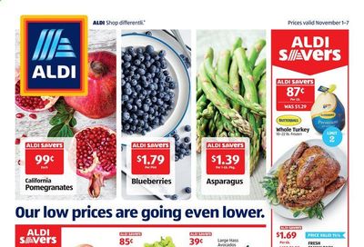 ALDI (DE, NJ, PA) Weekly Ad Flyer November 1 to November 7