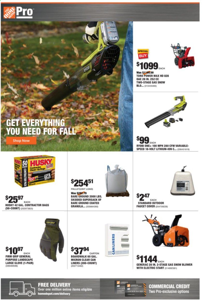 The Home Depot Weekly Ad Flyer November 2 to November 9