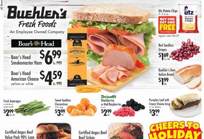 Buehler's Weekly Ad Flyer November 4 to November 10