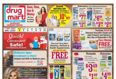 Discount Drug Mart (OH) Weekly Ad Flyer November 4 to November 10