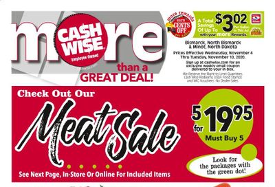 Cash Wise (MN, ND) Weekly Ad Flyer November 4 to November 10