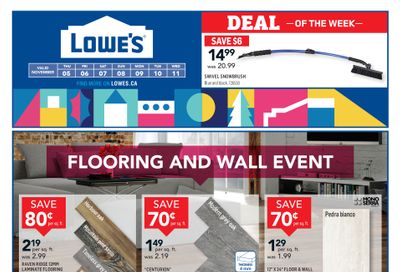 Lowe's Flyer November 5 to 11